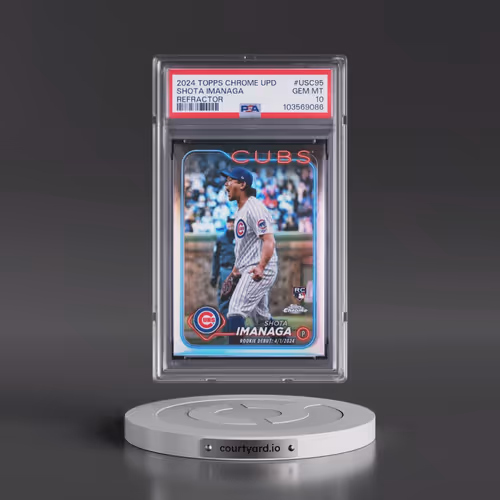 2024 Topps Chrome Update #USC95 Shota Imanaga - Refractor (PSA 10 GEM MINT)