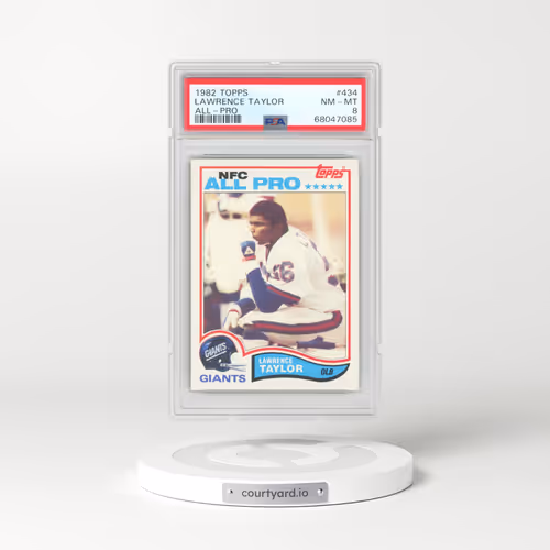 1982 Topps #434 Lawrence Taylor - All-Pro (PSA 8 NM-MT)