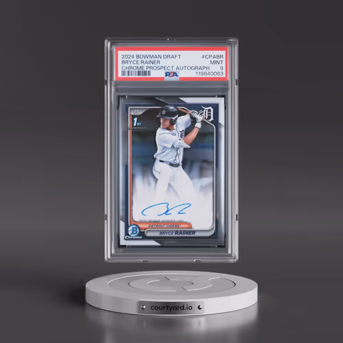 2024 Bowman Draft Chrome Prospect Autographs #CPABR Bryce Rainer (PSA 9 MINT)