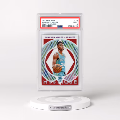 2023 Panini Phoenix Mystique #13 Brandon Miller - Red (PSA 9 MINT)