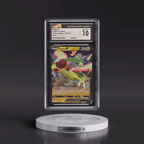 2022 Brilliant Stars #106/172 Flygon V - Holo (CGC 10 GEM MINT)