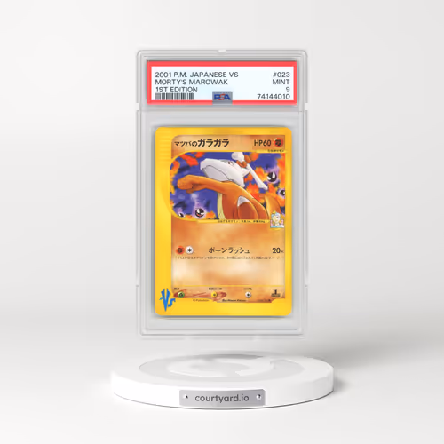 2001 Pokémon VS #023 Morty's Marowak - 1st Edition (PSA 9 MINT)