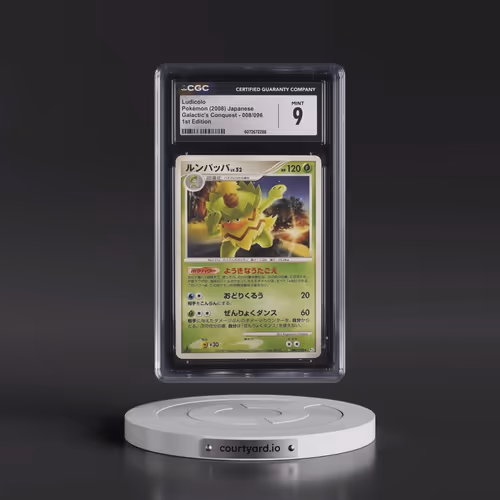 2008 Galactic's Conquest #008/096 Ludicolo - 1st Edition (CGC 9 MINT)