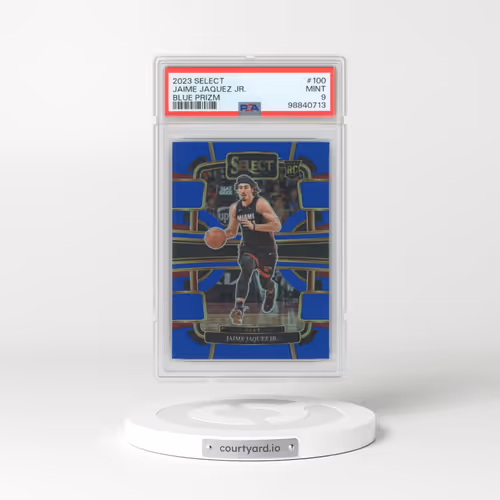 2023 Panini Select #100 Jaime Jaquez Jr. - Blue Prizm (PSA 9 MINT)