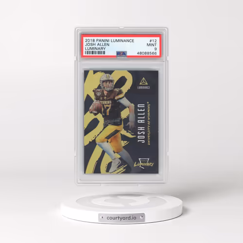 2018 Panini Luminance Luminary #12 Josh Allen (PSA 9 MINT)