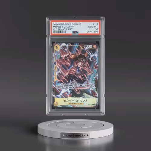 2024 One Piece Japanese OP10-Royal Blood #111 Monkey D. Luffy - Alternate Art (PSA 10 GEM MINT)