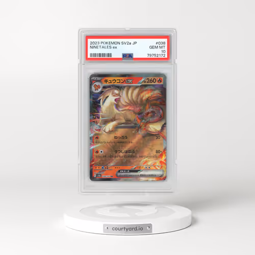 2023 Pokémon Sv2a-Pokemon 151 #038 Ninetales EX - Holo (PSA 10 GEM MINT)