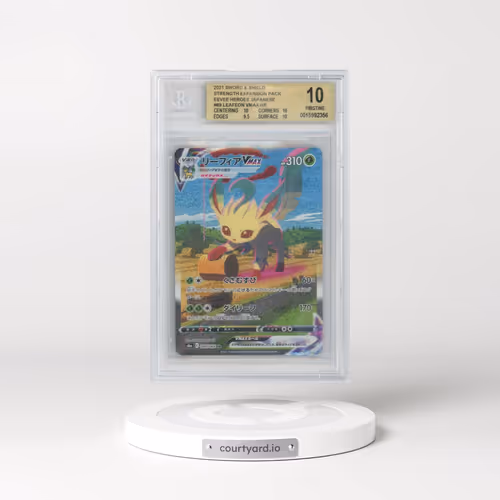 2021 Eevee Heroes #089 Leafeon VMAX - Holo (BGS 10 PRISTINE)