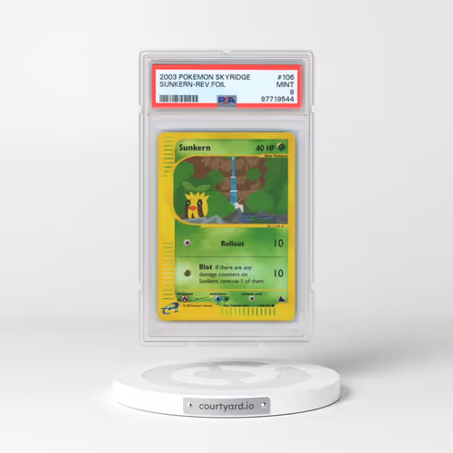 2003 Pokémon Skyridge #106 Sunkern - Reverse Foil (PSA 9 MINT)