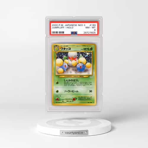 2000 Pokémon Neo 3 #189 Jumpluff - Holo (PSA 8 NM-MT)