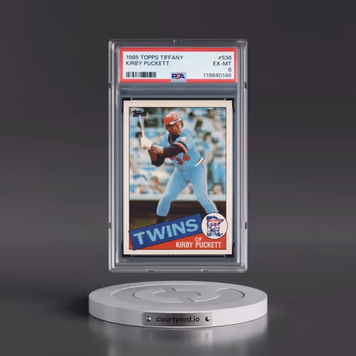 1985 Topps Tiffany #536 Kirby Puckett (PSA 6 EX-MT)