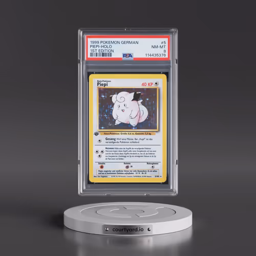1999 Pokémon #5 Piepi - 1st Edition Holo (PSA 8 NM-MT)