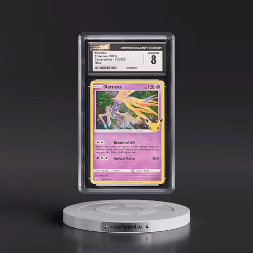 2021 Celebrations #012/025 Xerneas - Holo (CGC 8 NM-MT)