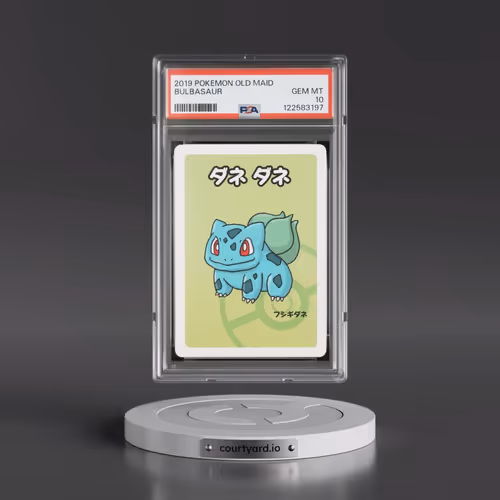 2019 Pokémon Old Maid Bulbasaur (PSA 10 GEM MINT)