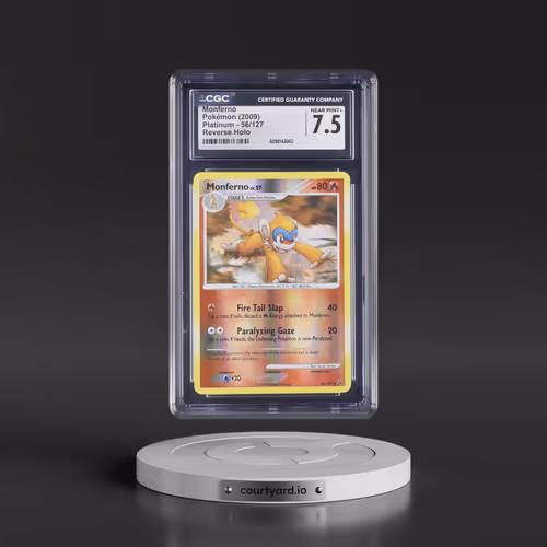 2009 Platinum #56/127 Monferno - Reverse Holo (CGC 7.5 NM+)