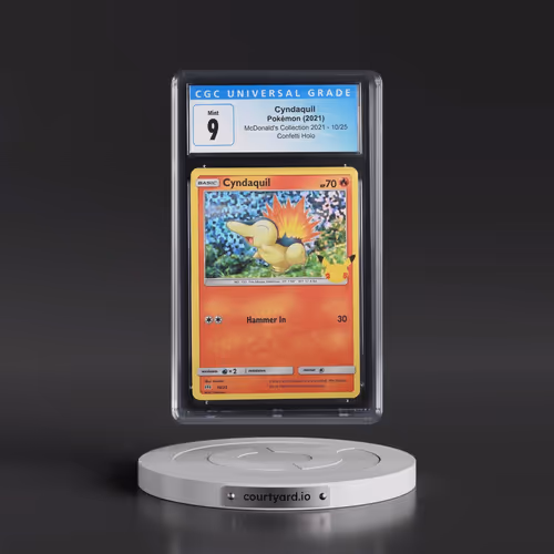 2021 McDonald's Collection 2021 #10/25 Cyndaquil - Confetti Holo (CGC 9 MINT)