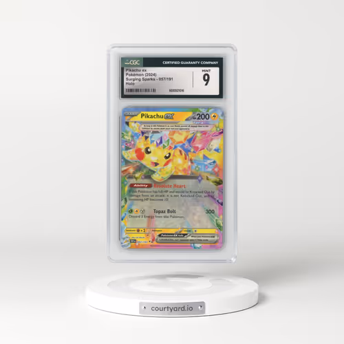2024 Surging Sparks - SSP EN #057/191 Pikachu ex - Holo (CGC 9 MINT)