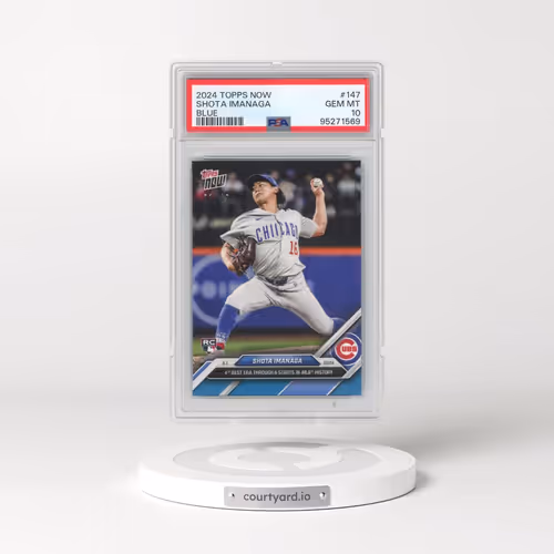 2024 Topps Now #147 Shota Imanaga - Blue (PSA 10 GEM MINT)