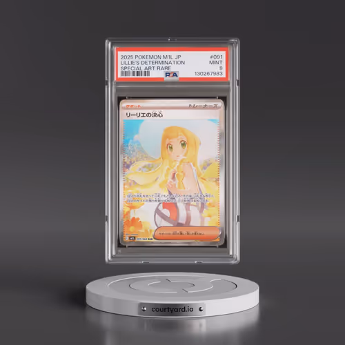 2025 Pokémon M1l-Mega Brave #091 Lillie's Determination - Special Art Rare (PSA 9 MINT)