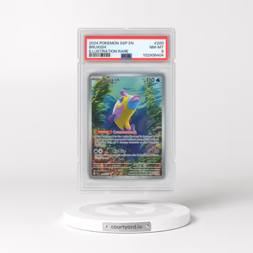 2024 Pokémon Ssp EN-Surging Sparks #200 Bruxish - Illustration Rare (PSA 8 NM-MT)