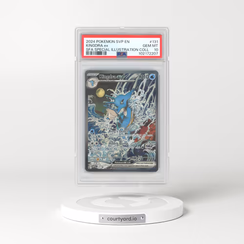2024 Pokémon Svp EN-SV Black Star Promo #131 Kingdra EX - Holo Shrouded Fable Special Illustration Collection (PSA 10 GEM MINT)