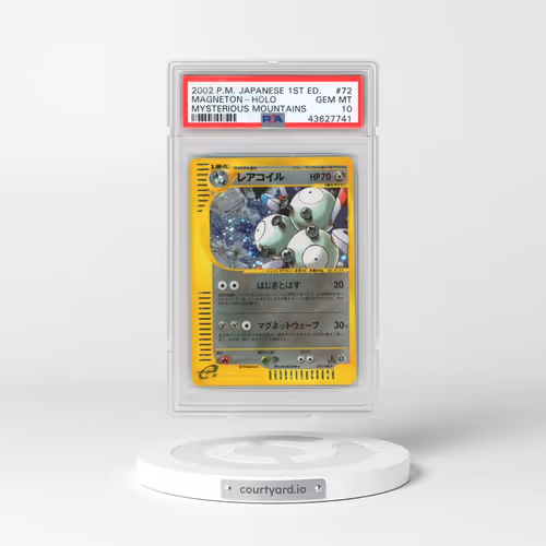 2002 Pokémon Mysterious Mountains #072 Magneton - 1st Edition Holo (PSA 10 GEM MINT)