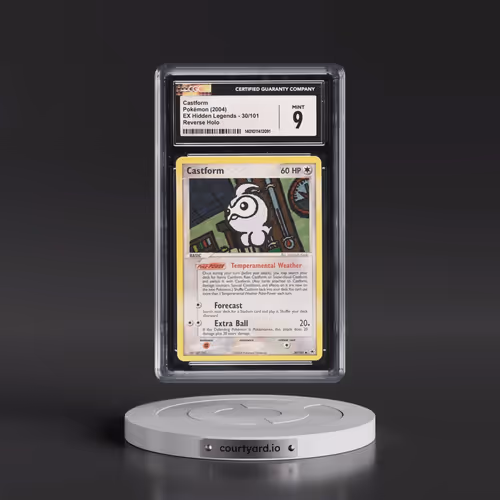 2004 EX Hidden Legends #30/101 Castform - Reverse Holo (CGC 9 MINT)
