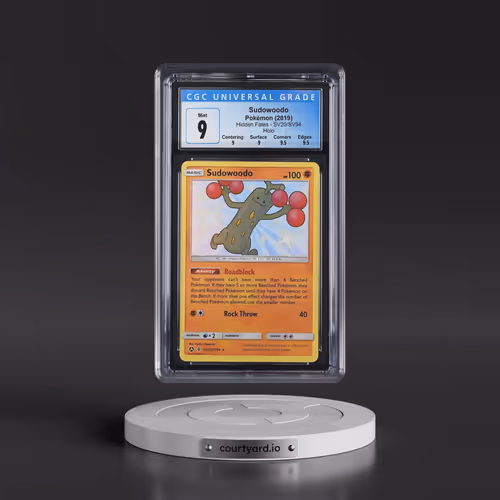 2019 Hidden Fates #SV20/SV94 Sudowoodo - Shiny Vault Holo (CGC 9 MINT)