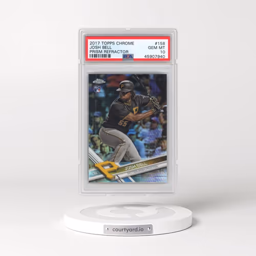 2017 Topps Chrome #158 Josh Bell - Prism Refractor (PSA 10 GEM MINT)