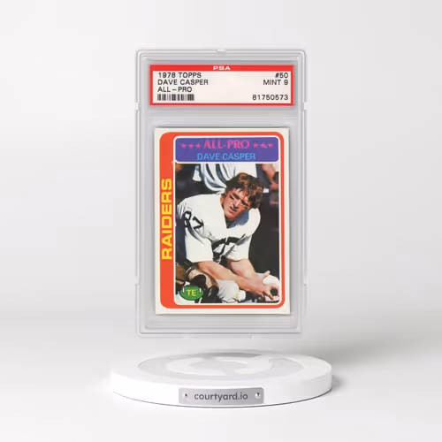 1978 Topps #50 Dave Casper - All-Pro (PSA 9 MINT)