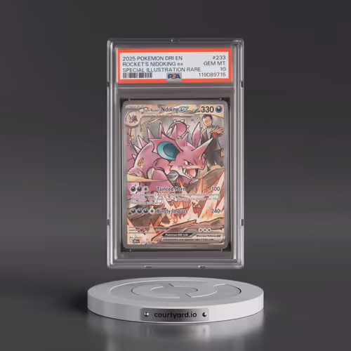 2025 Pokémon Dri EN-Destined Rivals #233 Team Rocket's Nidoking EX - Holo Special Illustration Rare