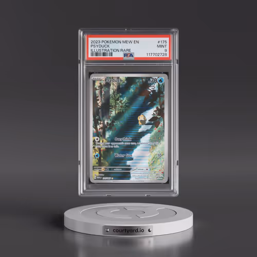 2023 Pokémon Mew EN-151 #175 Psyduck - Illustration Rare (PSA 9 MINT)