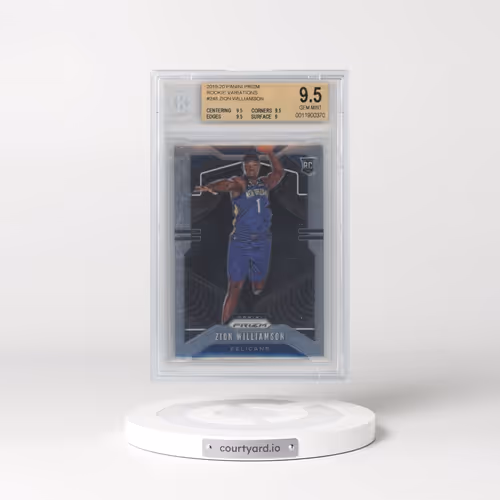 2019 Panini Prizm #248 Zion Williamson - Variation (BGS 9.5 GEM MINT)