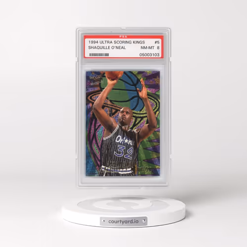 1994 Ultra Scoring Kings #5 Shaquille O'Neal (PSA 8 NM-MT)
