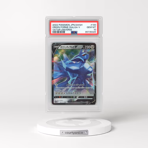 2022 Pokémon Sword & Shield Vstar Universe #100 Origin Forme Dialga V - Holo (PSA 10 GEM MINT)