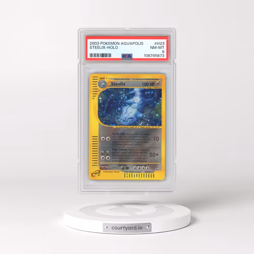2003 Pokémon Aquapolis #H23 Steelix - Holo (PSA 8 NM-MT)
