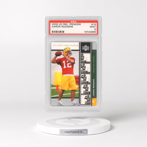 2005 Upper Deck Rookie Premiere #16 Aaron Rodgers (PSA 9 MINT)