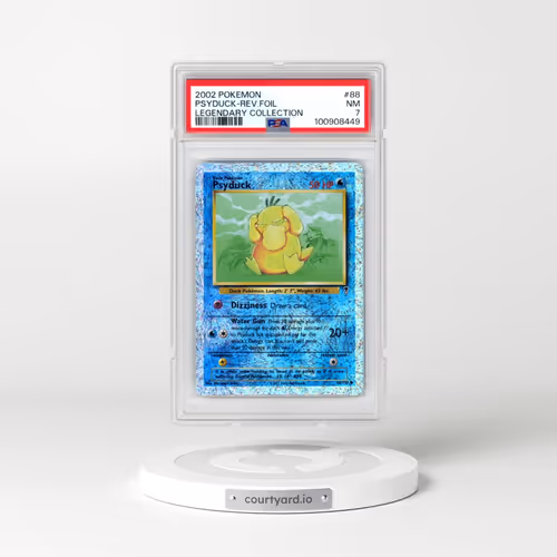 2002 Pokémon Legendary Collection #88 Psyduck - Reverse Foil (PSA 7 NM)