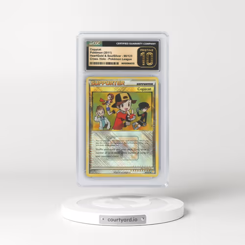 2010 HeartGold & SoulSilver #90/123 Copycat - Crosshatch Holo (Cross. Holo) Pokémon League (CGC 10 PRISTINE)