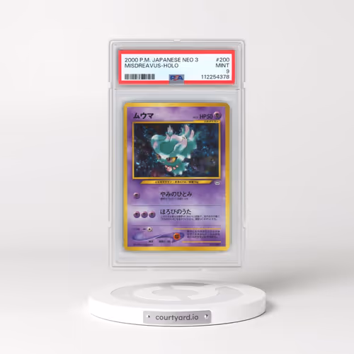 2000 Pokémon Neo 3 #200 Misdreavus - Holo (PSA 9 MINT)
