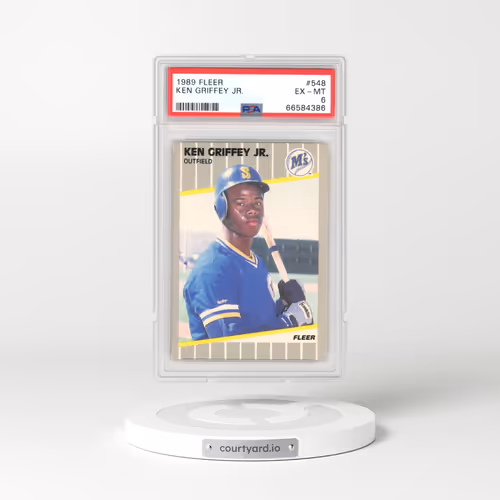 1989 Fleer #548 Ken Griffey Jr (PSA 6 EX-MT)