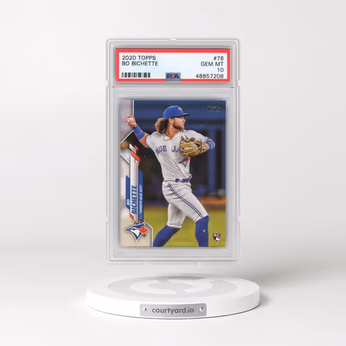 2020 Topps #78 Bo Bichette (PSA 10 GEM MINT)