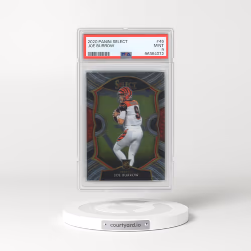 2020 Panini Select #46 Joe Burrow (PSA 9 MINT)