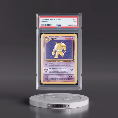 1999 Pokémon Fossil #23 Hypno (PSA 7 NM)