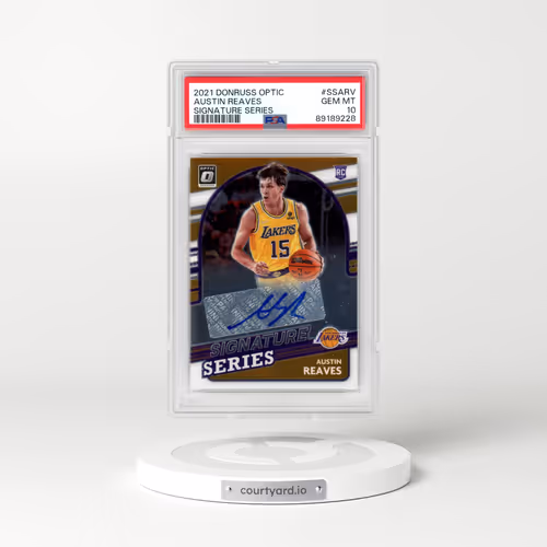 2021 Panini Donruss Optic Signature Series #SSARV Austin Reaves (PSA 10 GEM MINT)