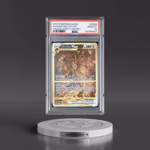 2023 Pokémon Sword and Shield Crown Zenith #GG69 Giratina Vstar - Full Art Secret (PSA 10 GEM MINT)