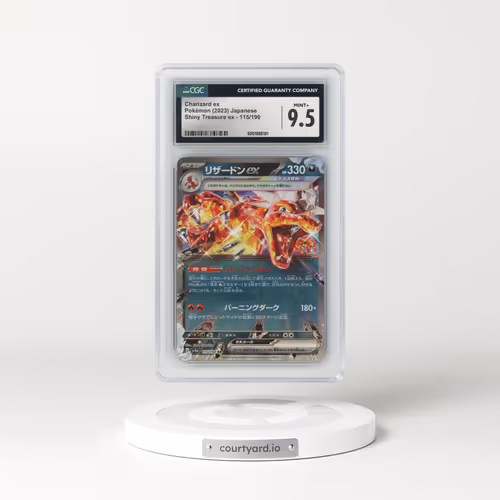 2023 Pokémon Sv4a-Shiny Treasure EX #115 Charizard EX - Holo (CGC 9.5 MINT+)