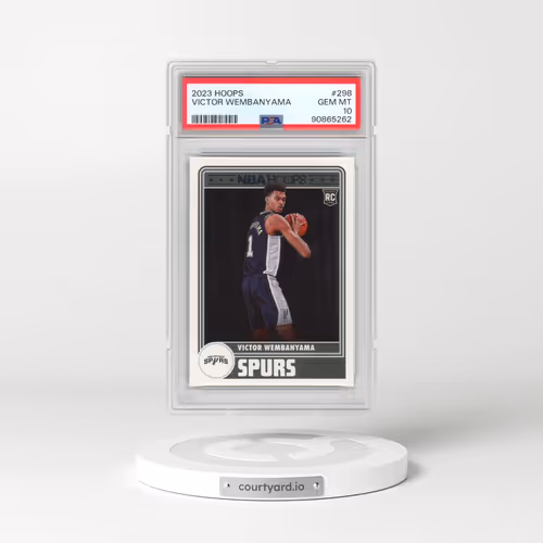 2023 Panini NBA Hoops #298 Victor Wembanyama (PSA 10 GEM MINT)