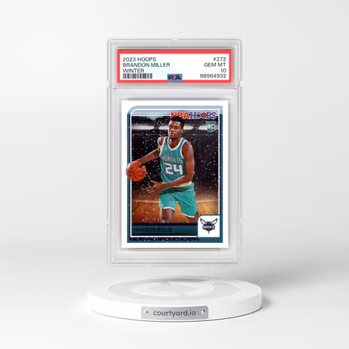 2023 Panini NBA Hoops #272 Brandon Miller - Winter (PSA 10 GEM MINT)