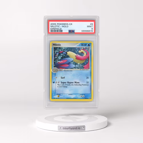 2005 Pokémon EX Emerald #8 Milotic - Holo (PSA 9 MINT)
